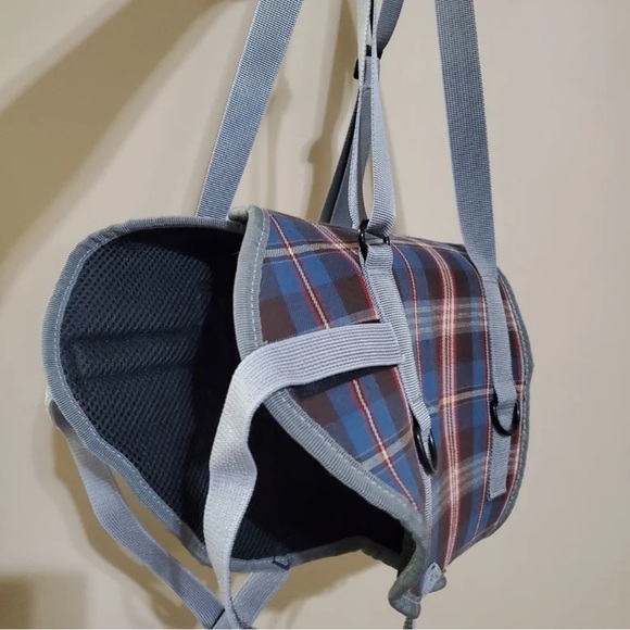 Plaid Dog Harness Walk Assist - Picture 2 of 8